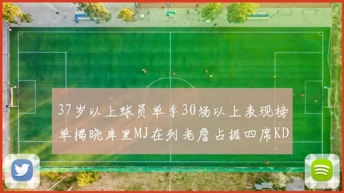 37岁以上球员单季30场以上表现榜单揭晓库里MJ在列老詹占据四席KD今年能否登顶
